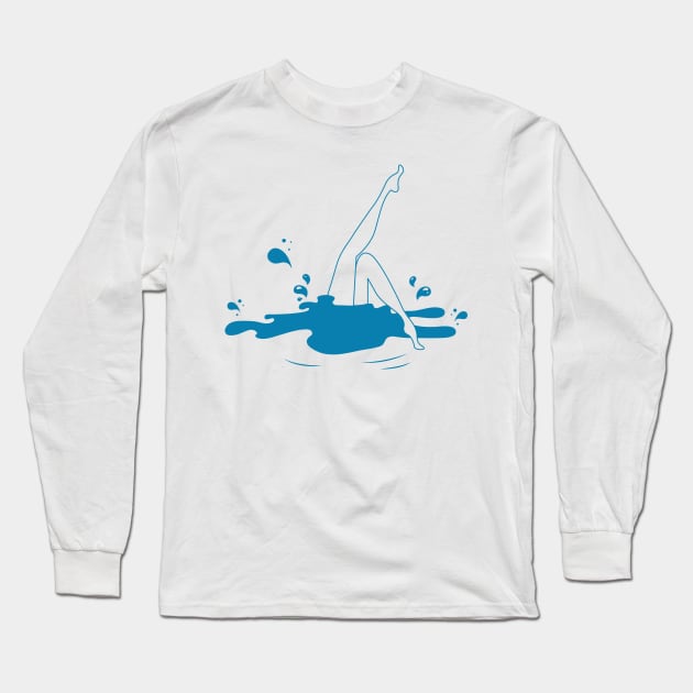 fall into water Long Sleeve T-Shirt by choiyoojin